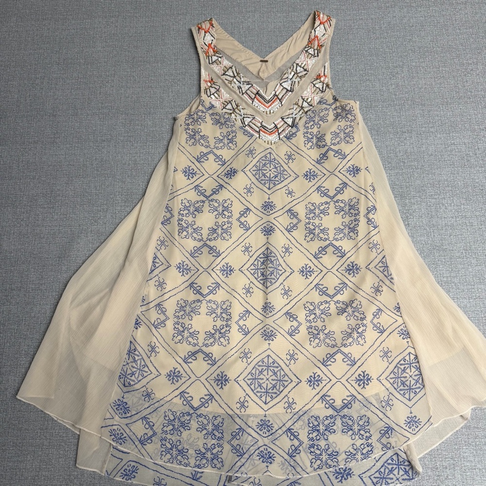 Free People Ancient Mystery Beaded Shift Dress - Picture 2 of 10